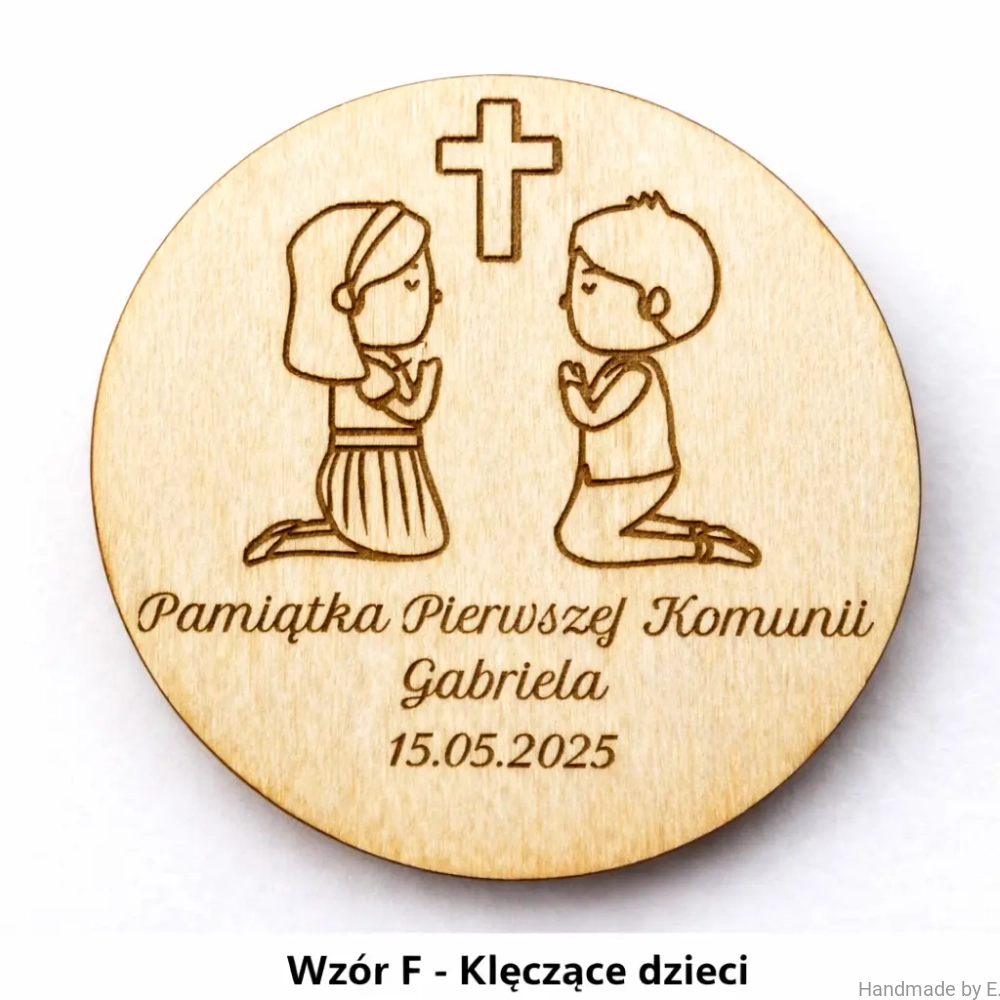 personalizowany-magnes-komunia-dziewczynka-chlopiec-modlacy-sie