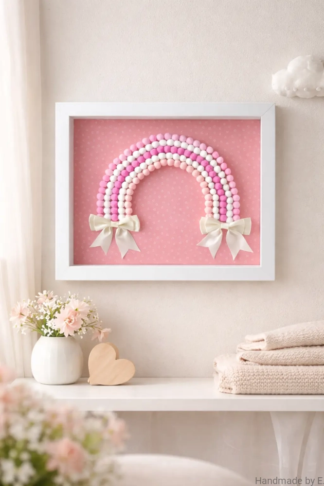 obrazek_tęcza-3d-dla-dziecka-ramka-dekoracja-pokoju-dzieciecego-handmade