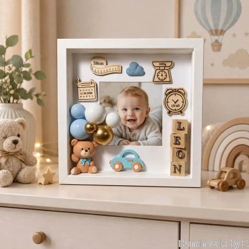 metryczka_dla_chlopca_3d_zdjecie_dziecka_dekoracja_pokoju