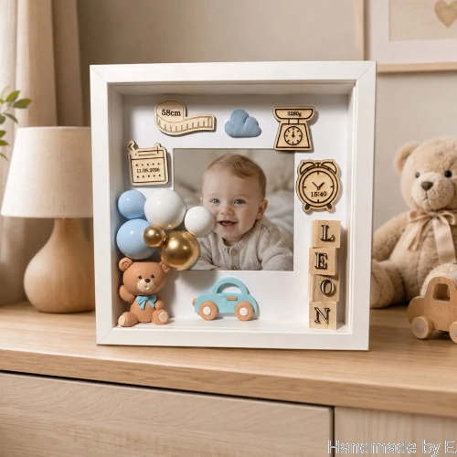 metryczka_dziecieca_3d_dla_chlopca_pre­zent_na_narodziny