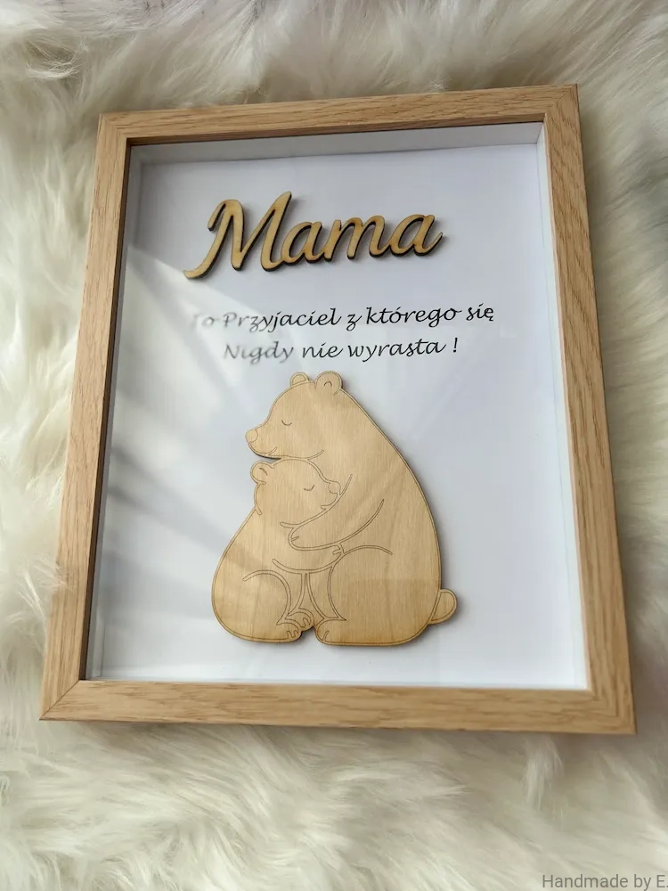 drewniana_ramka_prezent_na_dzien_mamy