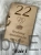 drewniana kartka urodzinowa z personalizowanym grawerem na pamiątkę