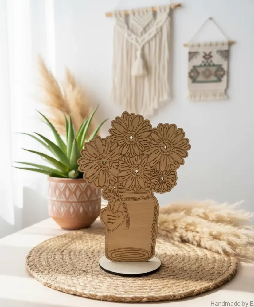 prezent_na_dzień_babci_drewniana_dekoracja_kwiaty_handmade.webp