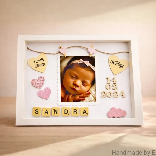 Metryczka_dla_dziewczynki_Chmurkowe_Sny_dekoracja_handmade