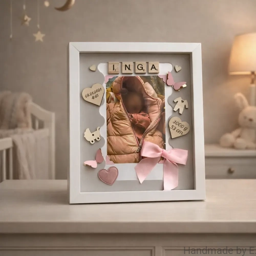 metryczka_dla_dziewczynki_serduszko_maluszka